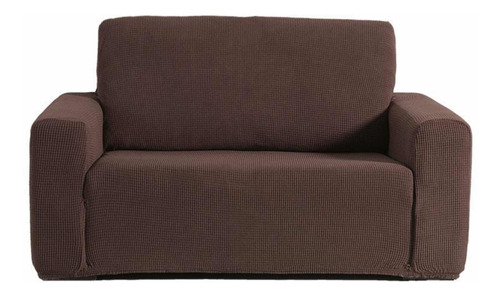 Funda De Sillón Café Loveseat Niza Protector Elástico Vianey