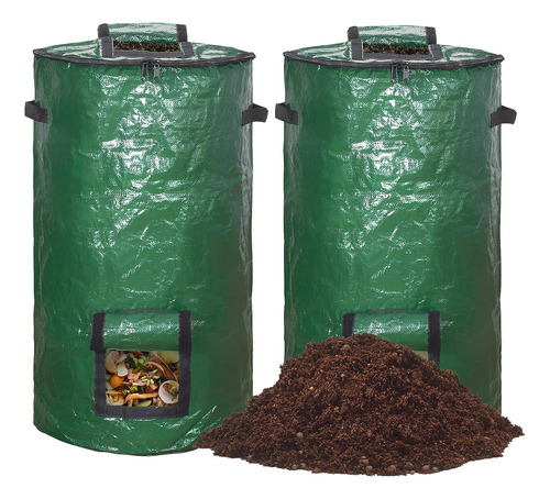 Bolsas De Compost, Bolsas De Basura Reutilizables Para Patio
