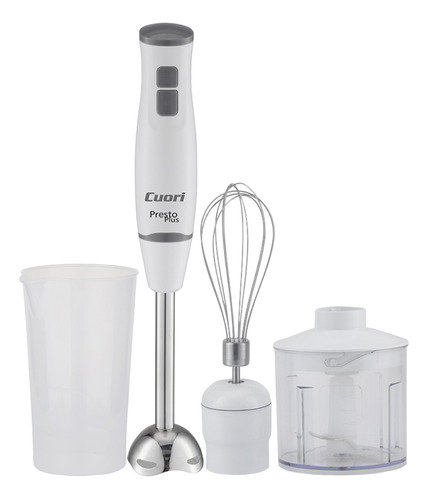 Mixer Cuori Presto Plus Blanco Acero Inox 400w Cuo3126