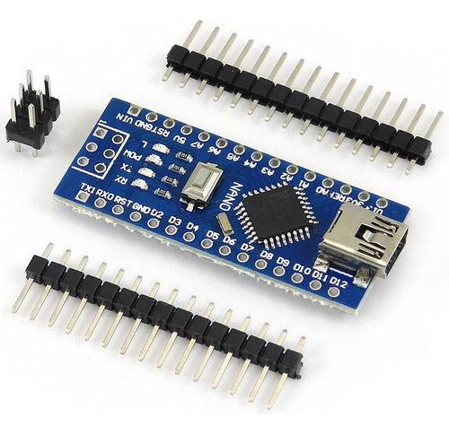 Tarjeta Desarrollo Nano V3.0 Atmega328 Pines Sin Soldar