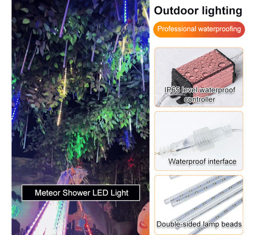 Cadena De Luces Decorativas Para Exteriores Con Energía Sola