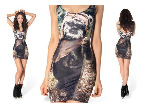 Vestido Corto Noche Star Wars Elbauldecorina 010147