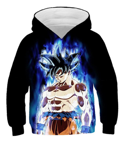 Siete Dragon Ball Goku Sudadera Con Capucha Para Niños Lindo