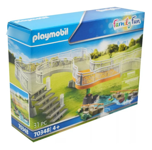 Volver Playmobil Puente Con Escalera 31 Pc Family Fun 70348