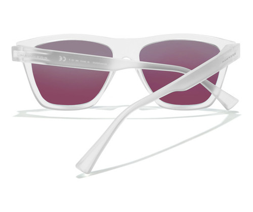 Anteojos De Sol Hawkers One Ls Clear Air Matte Blue Polar Lente Air Matte Blue Exclusive Armazón Translúcido Azul Y Rosa Diseño Sunrise