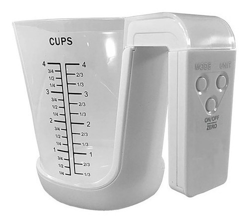 Balanza Digital Cocina Con Jarra Taza Medidora Pesa 3kg D