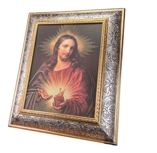 Cuadro Sagrado Corazón De Jesús 56cmx46cm