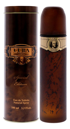 Cuba Gold De Cuba Para Hombre, Aerosol Edt De 99 Ml (edición
