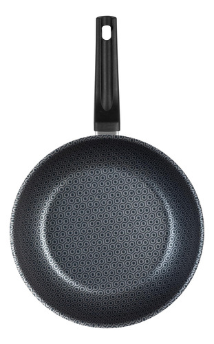 Wok De Aluminio Antiadherente 28 Cm Color Azul