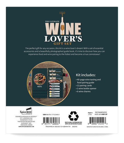 Set De Entusiastas Del Vino Spicebox Box Spicebox: Eleva La