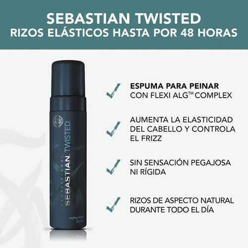 Mousse Para Cabello Rizado Sebastian Professional 200 Ml