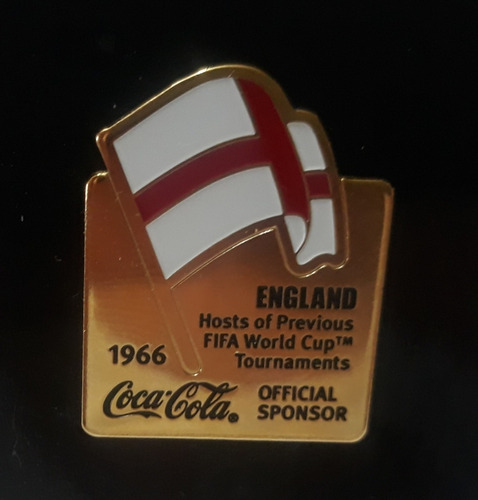 Pin Cocacola De Coleccion Bandera Inglaterra Mundial Futbol