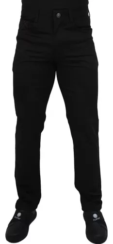 PANTALON VESTIR HOMBRE SATINADO NEGRO GSATEN – BOBOIS