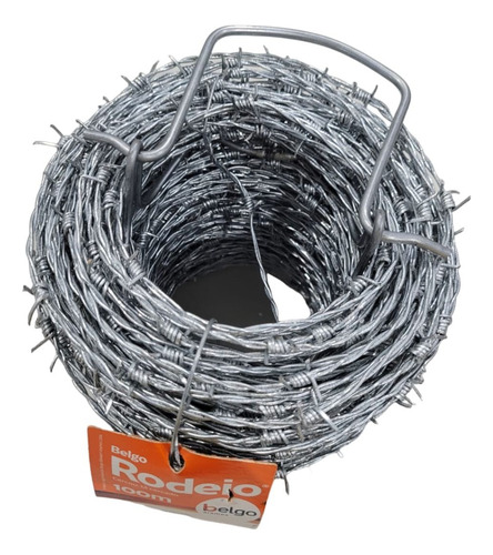 Arame Farpado Galvanizado Rodeio C/ 100 Metros