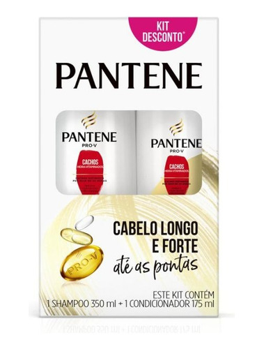 Kit Pantene Cachos Hidra-vitaminados Shampoo + Condicionador