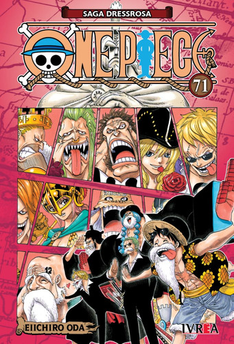 ONE PIECE 71, de Eiichiro Oda. Serie One Piece Editorial Ivrea, tapa blanda en español, 2023