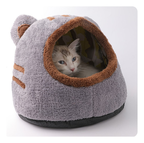 Bonita Cama Cat Lair, Casa Para Mascotas, Acogedora E