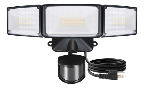 Luces Exteriores Lutec 49w Con Sensor De Movimiento 5500 Lm