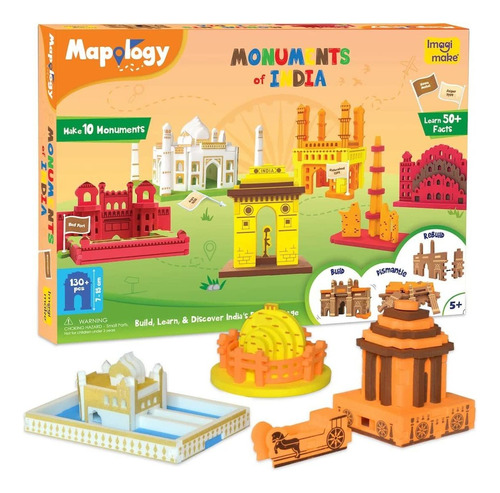 Mapology Monuments Of India  Juego De Construcción  Ha...