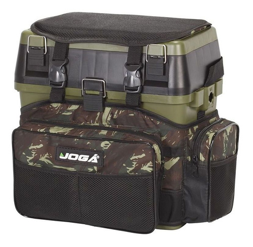 Caixa Pesca Mochila Banqueta Fishing Box Jogá Verde Ou Azul