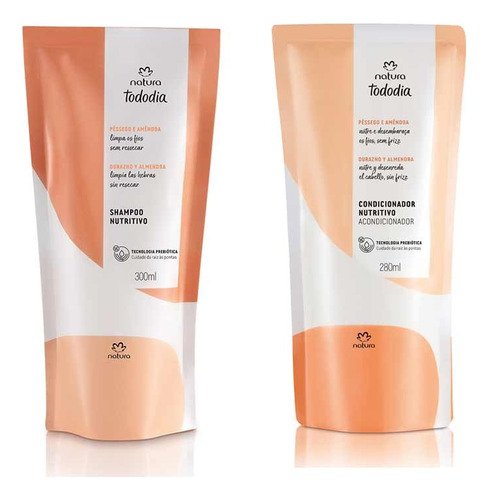 Natura Refil Shampoo E Condicionador Tododia Nutrição