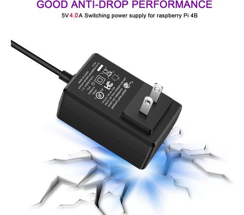 Fuente De Alimentación Iuniker 20w 5v 4.0a Para Raspberry Pi