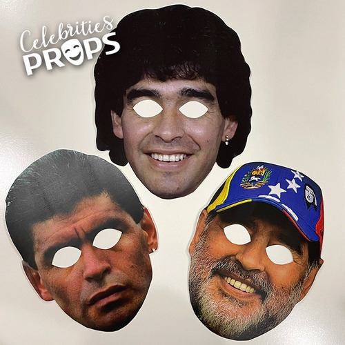 Caretas Máscaras Famosos Deportes Diego Maradona 10.