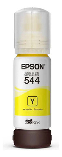 Botella De Tinta Epson T544 Original T544420 Amarillo