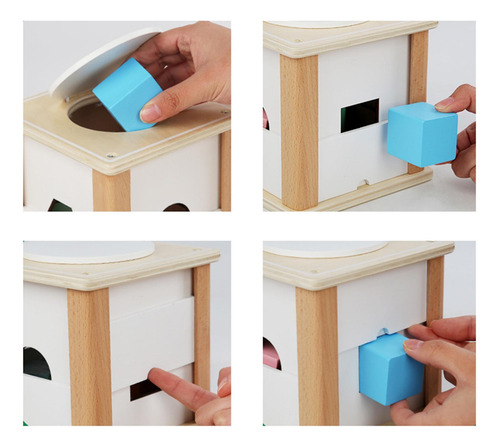 Cubo De Actividades Para Bebés, Juguete Clasificador De
