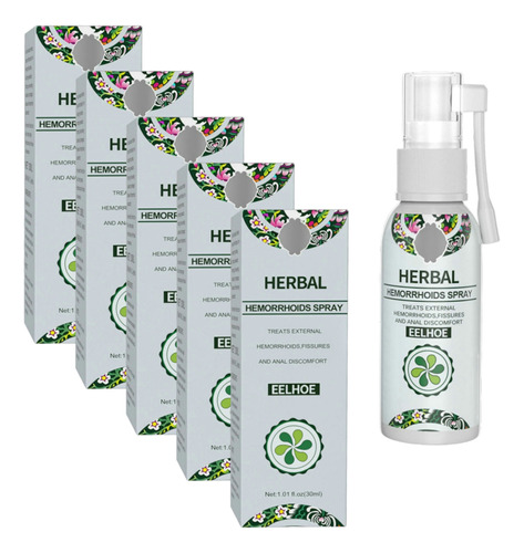 5×aerosol For Hemorroides A Base Hierbas Naturales