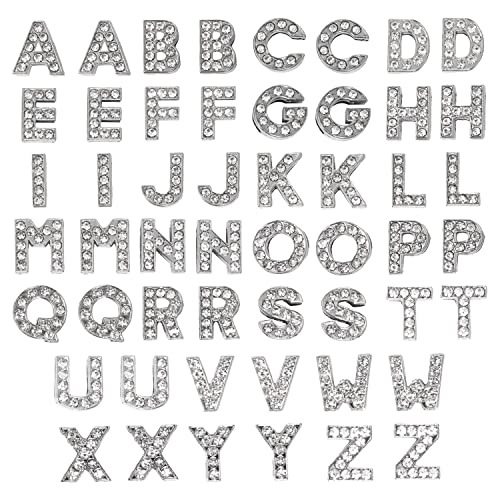 52pcs Letras De Alfabeto Az De Aleación Encantos Desli...