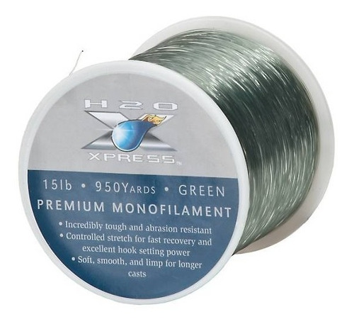 Sedal H2o Xpress 15 Lb 950 Yd Linea De Pesca Monofilamento 