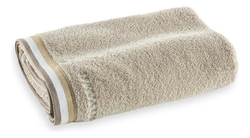 Toalha Banhão Trussardi Montello Volumosa 86cm X 1,60m Luxo Cor Nocciola