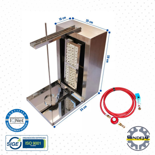 Charola Trompo Pastorero Inox 6 Piedras 35 Kg Todo Incluido Color Acero Inoxidable