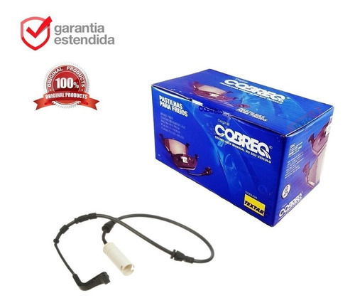 Kit Pastilha Freio Traseira + Sensor Bmw 316i 1.6 2014