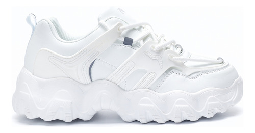 Zapatilla 47 Street Plataforma Addict Reflectiva