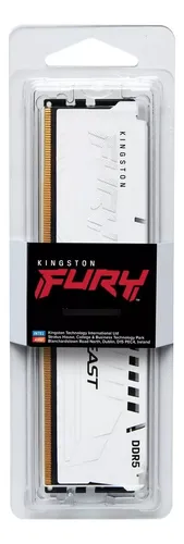 Memoria Kingston Fury Beast White Ddr5 16gb 6000 Mhz