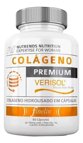 Colageno Verisol Premium 60cps Rejuvenescimento Nutrends 