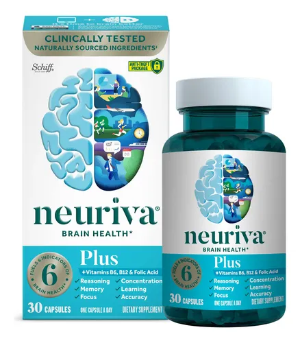 Suplemento Neuriva Plus Brain Performance 30 Cápsulas X 2
