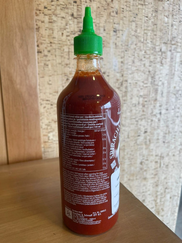Salsa Sriracha Sauce Botella De 730 Ml.