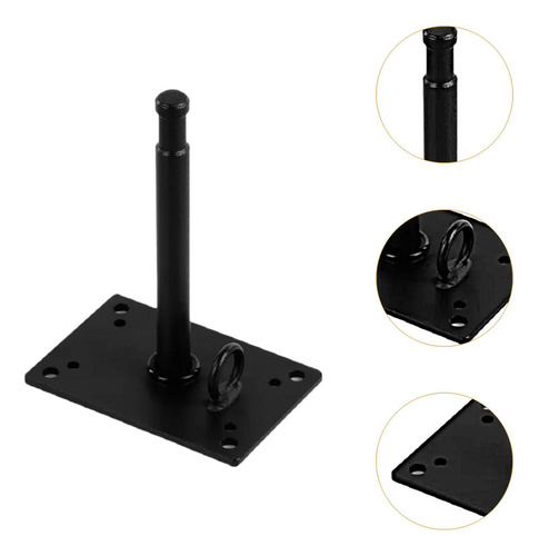 Placa De Montaje En Pared Con 4,72 X 3,15 X 6,18 Pulgadas