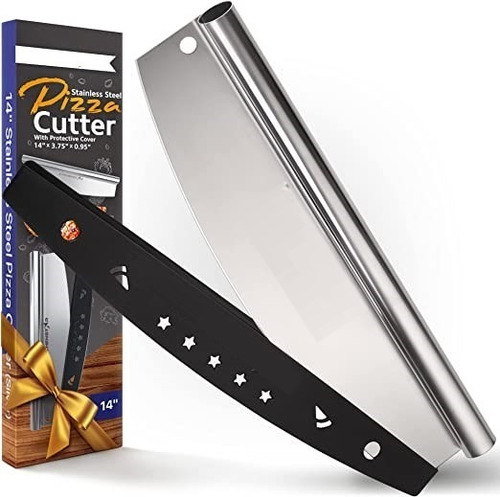 Cortador De Pizza Rebanador Estilo Balancín Cuchillo Afilado