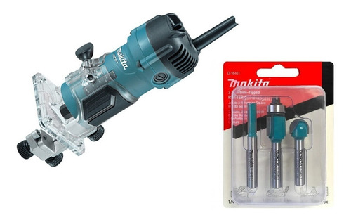 Tupia Makita Mt M3700 530w Profissional M3700b + 03fresas