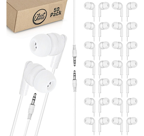 Justjamz Perla Básico - Auriculares Desechables (0,138 In, 5