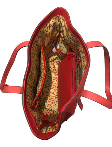 Cartera Juanita Jo Rojo Lisa Rojo