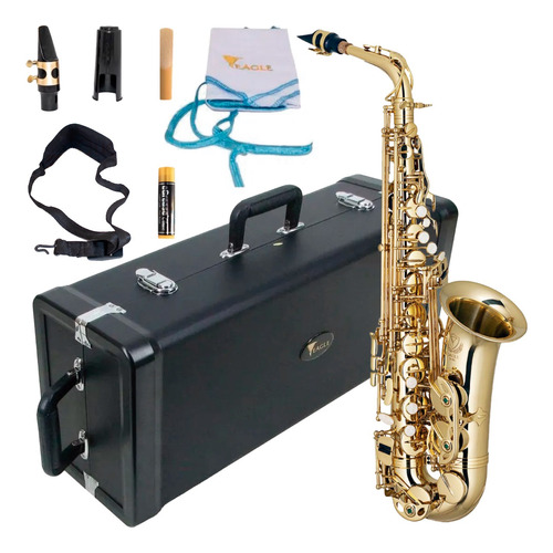 Saxofone Eagle Alto Em Mib Sa501 Oferta! Musical Store!