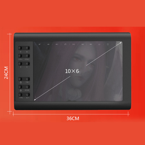 Tableta De Dibujo Con Placa De Entrada De Pantalla
