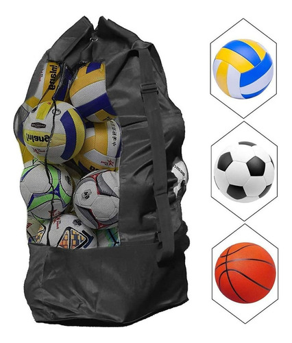 Extra Large Mesh Ball Bag, Drawstring Ball Bag .