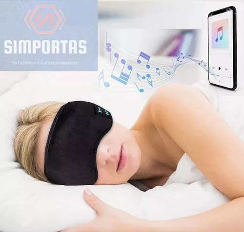 Este antifaz para dormir tiene AURICULARES BLUETOOTH, Auriculares para  dormir