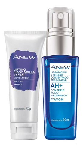 Sérum Facial Anew + Mascarilla Platino Avon Madres